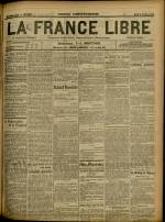 LA FRANCE LIBRE : n°1332, pp. 1