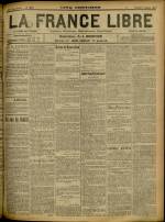 LA FRANCE LIBRE : n°1335, pp. 1