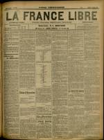 LA FRANCE LIBRE : n°1362, pp. 1