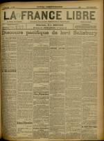 LA FRANCE LIBRE : n°1368, pp. 1