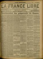 LA FRANCE LIBRE : n°1370, pp. 1