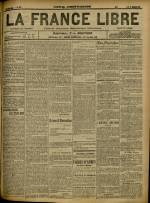 LA FRANCE LIBRE : n°1375, pp. 1