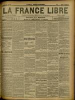 LA FRANCE LIBRE : n°1402, pp. 1
