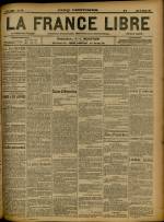 LA FRANCE LIBRE : n°1407, pp. 1