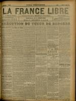 LA FRANCE LIBRE : n°1419, pp. 1