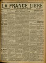 LA FRANCE LIBRE : n°1428, pp. 1