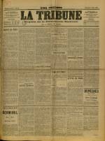 LA TRIBUNE : n°25, pp. 1