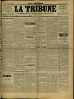 LA TRIBUNE : n°27, pp. 1