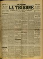 LA TRIBUNE : n°30, pp. 1