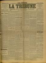 LA TRIBUNE : n°33, pp. 1