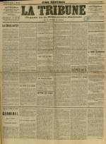 LA TRIBUNE : n°55, pp. 1
