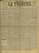 LA TRIBUNE : n°71, pp. 1