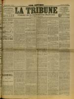 LA TRIBUNE : n°77, pp. 1