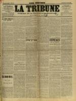 LA TRIBUNE : n°81, pp. 1