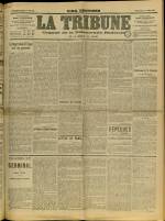 LA TRIBUNE : n°83, pp. 1