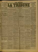 LA TRIBUNE : n°123, pp. 1