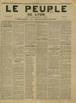 LE PEUPLE DE LYON : n°61, pp. 1
