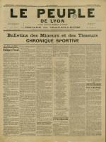 LE PEUPLE DE LYON : n°64, pp. 1