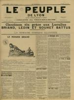 LE PEUPLE DE LYON : n°77, pp. 1