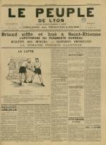 LE PEUPLE DE LYON : n°78, pp. 1