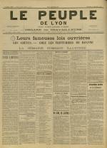 LE PEUPLE DE LYON : n°91, pp. 1