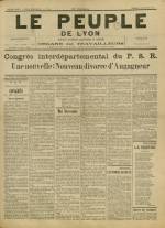 LE PEUPLE DE LYON : n°99, pp. 1