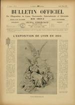 BULLETIN OFFICIEL DE L'EXPOSITION DE LYON : n°3, pp. 1