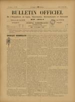 BULLETIN OFFICIEL DE L'EXPOSITION DE LYON : n°25, pp. 1