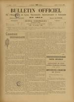 BULLETIN OFFICIEL DE L'EXPOSITION DE LYON : n°36, pp. 1
