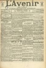 L'AVENIR DE LYON : n°72, pp. 1