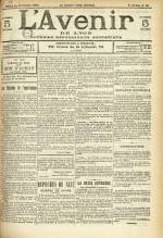 L'AVENIR DE LYON : n°83, pp. 1