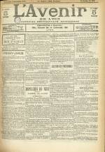 L'AVENIR DE LYON : n°104, pp. 1