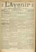 L'AVENIR DE LYON : n°170, pp. 1