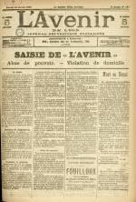 L'AVENIR DE LYON : n°187, pp. 1