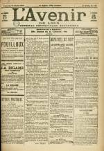 L'AVENIR DE LYON : n°188, pp. 1
