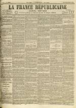 LA FRANCE RÉPUBLICAINE : n°55, pp. 1