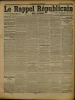 Le Rappel Républicain de Lyon : n°12, pp. 1