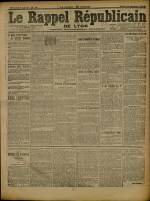 Le Rappel Républicain de Lyon : n°14, pp. 1