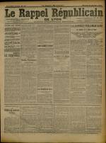 Le Rappel Républicain de Lyon : n°16, pp. 1
