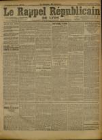 Le Rappel Républicain de Lyon : n°17, pp. 1