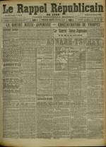 Le Rappel Républicain de Lyon : n°50, pp. 1