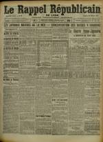 Le Rappel Républicain de Lyon : n°51, pp. 1