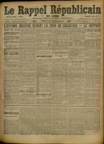 Le Rappel Républicain de Lyon : n°64, pp. 1