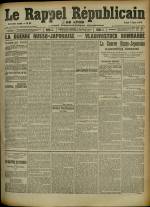 Le Rappel Républicain de Lyon : n°67, pp. 1
