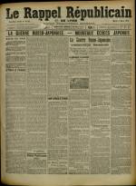 Le Rappel Républicain de Lyon : n°68, pp. 1