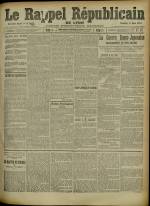 Le Rappel Républicain de Lyon : n°71, pp. 1