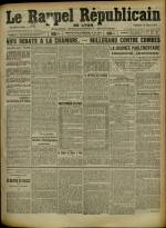 Le Rappel Républicain de Lyon : n°78, pp. 1