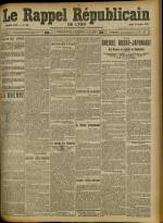 Le Rappel Républicain de Lyon : n°290, pp. 1