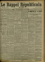 Le Rappel Républicain de Lyon : n°320, pp. 1