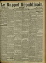 Le Rappel Républicain de Lyon : n°321, pp. 1